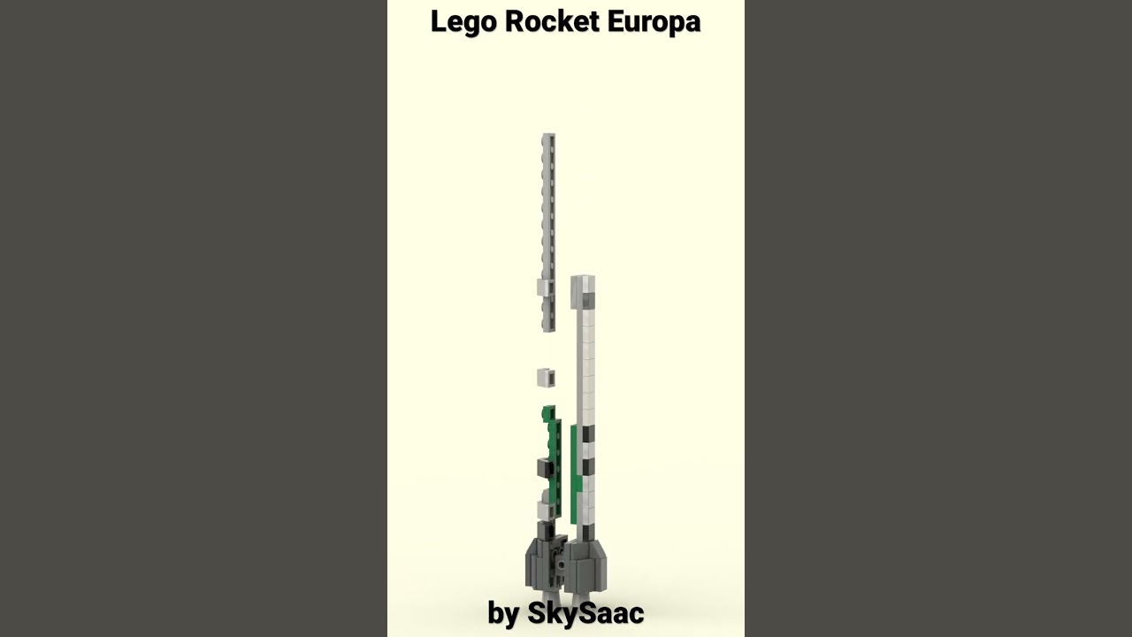 Lego Rocket 1:110 Europa - Animation