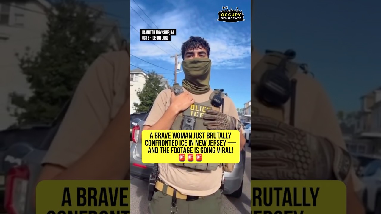 Woman brutally confronts ICE agent, GOES VIRAL!🚨
