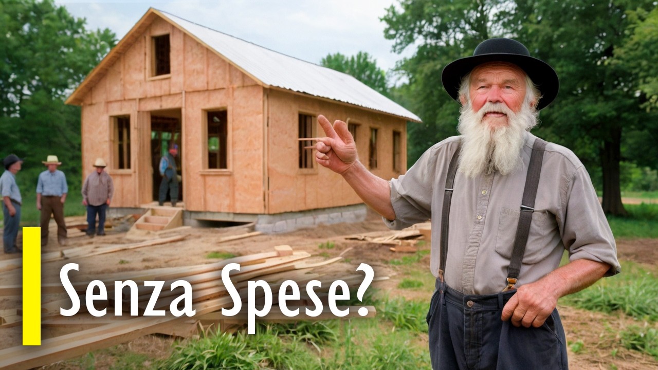 Scopri Come Gli Amish Costruiscono Case Intere Senza Quasi Spese