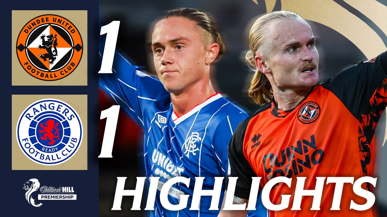 Dundee United 1-1 Rangers | HIGHLIGHTS | William Hill Premiership