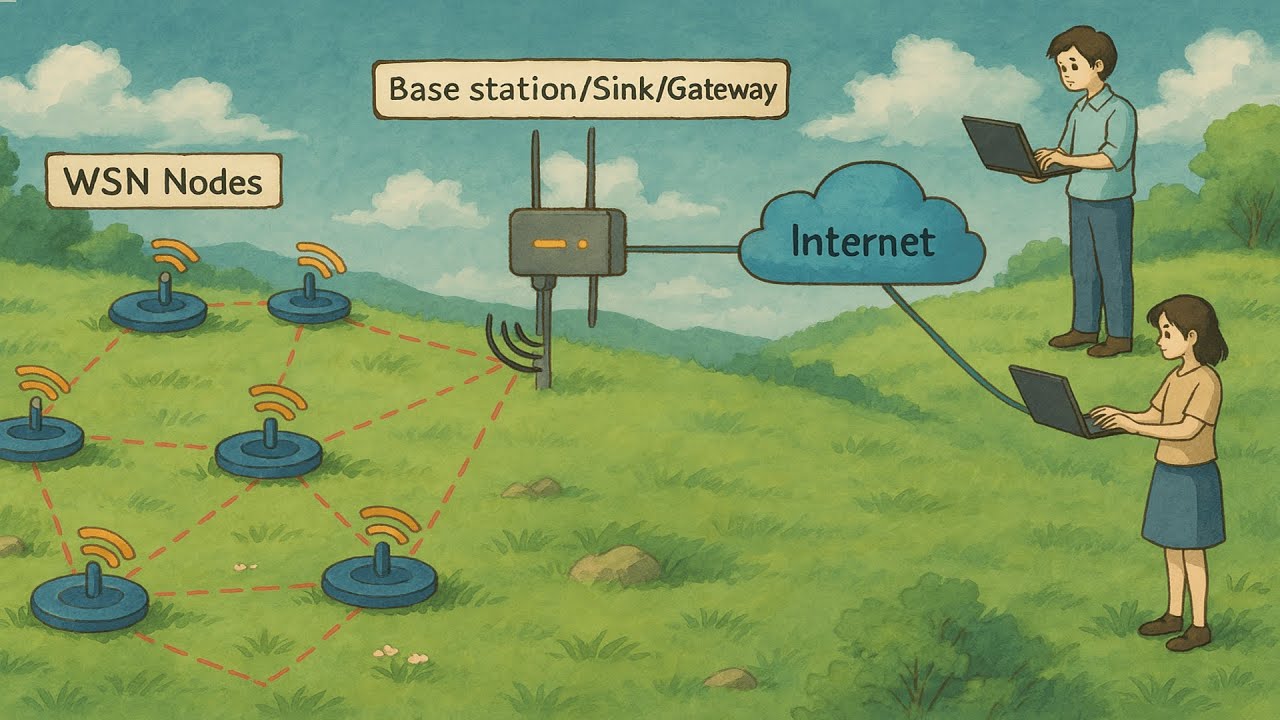 Wireless Sensor Networks (WSN) - Network Diagram, Application, Challenges