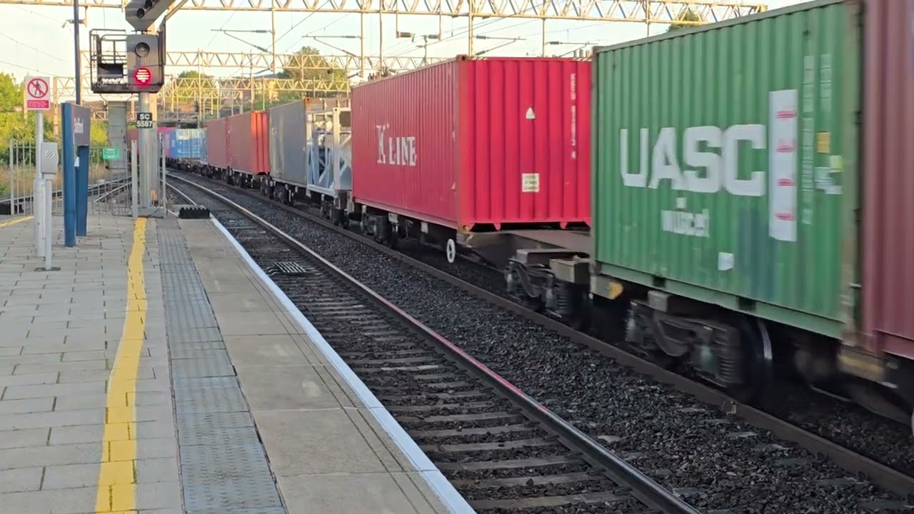 66558  Garston to Southampton docks at Stafford  with horns 