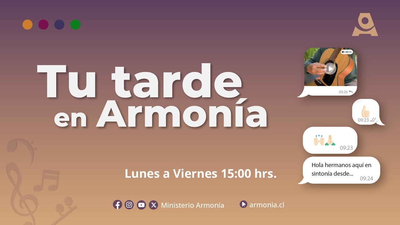 TU TARDE EN ARMONÍA | 09 de marzo| Ministerio Armonía