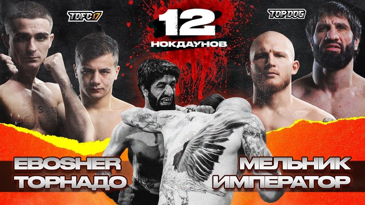 Мельник &ndash; Император, Торнадо - EBOSHER | 12 НОКДАУНОВ | TDFC 17