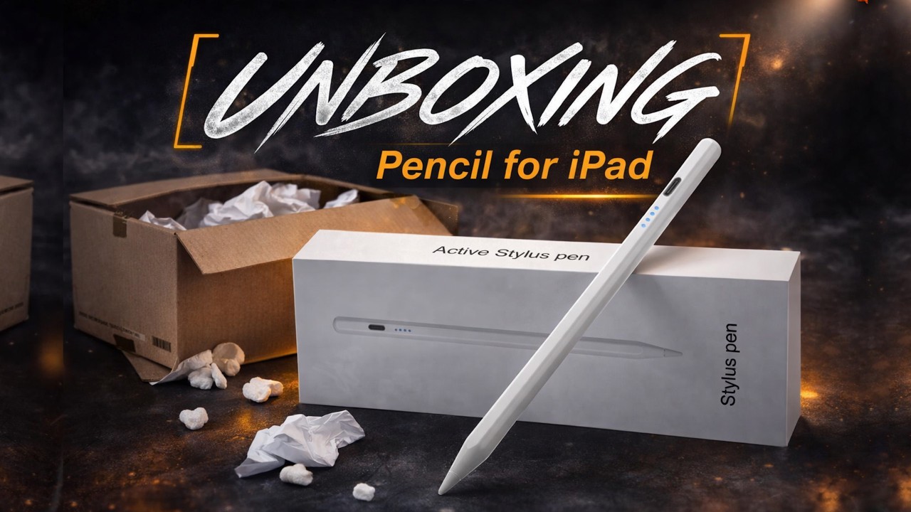 Pencil for iPad Unboxing – Budget Apple Pencil Alternative? First Look & Setup