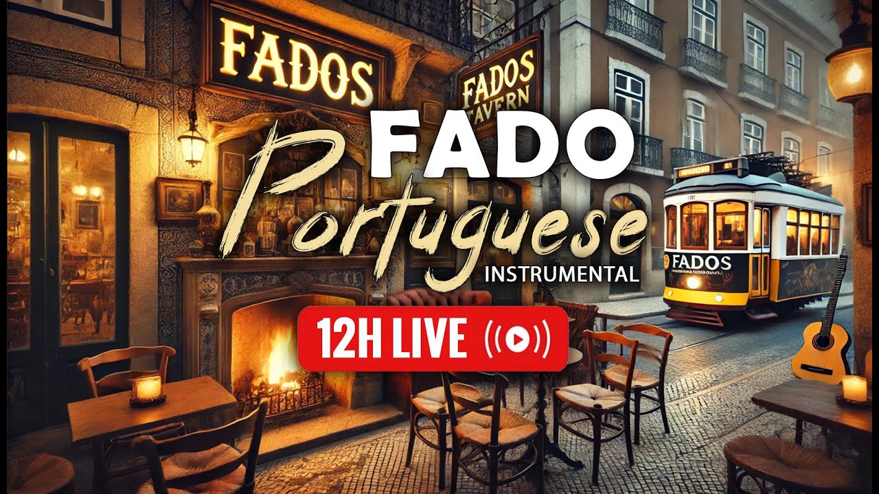 🍷 Fado Instrumental 24 Horas 🎶 | 24/7 Live Portuguese Fado Music | Fado Guitar & Tavern Ambience
