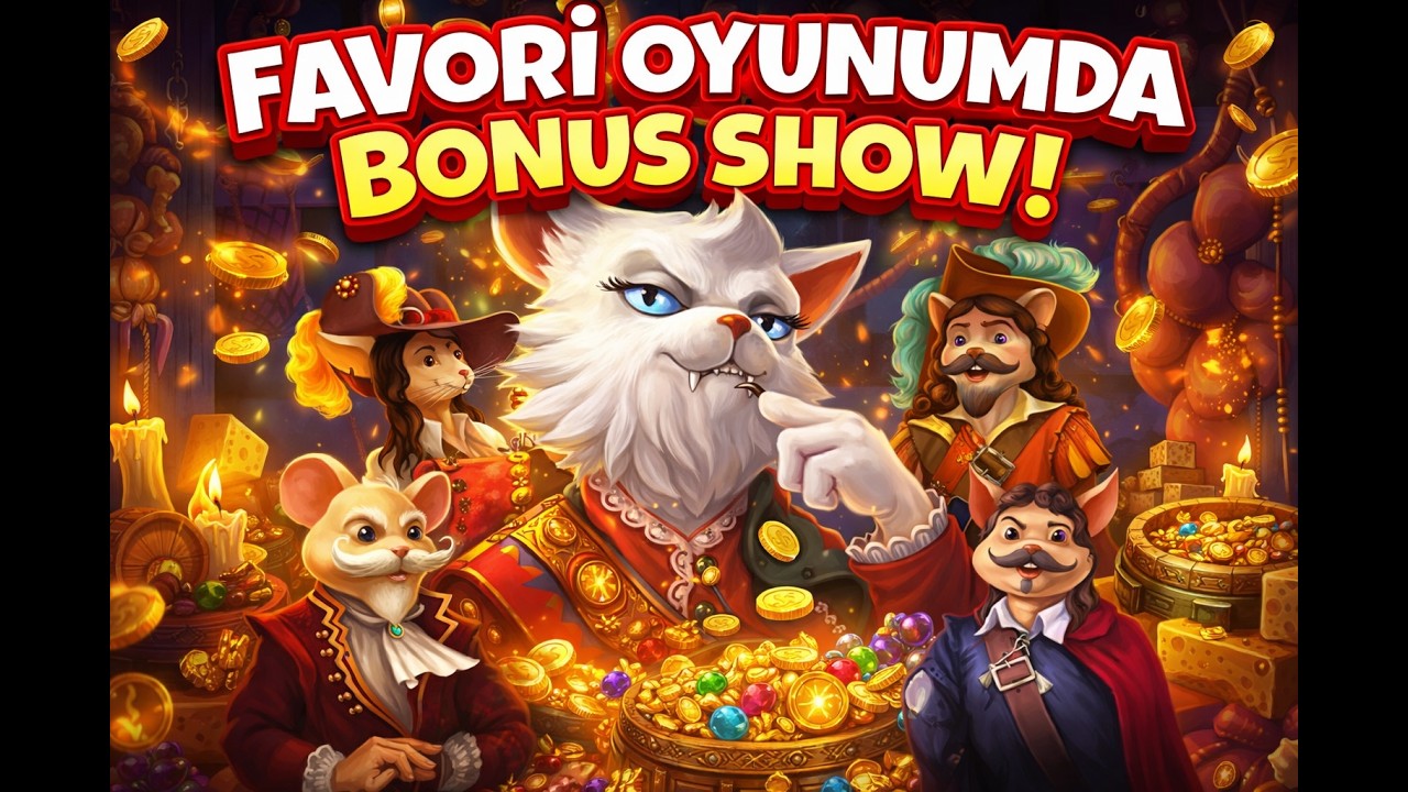 SLOT OYUNLARI 🧀 Miceketeers The Cheese Guardian 🪤 FAVORİ OYUNUMDA BONUS SHOW ! #slotlevo #slots
