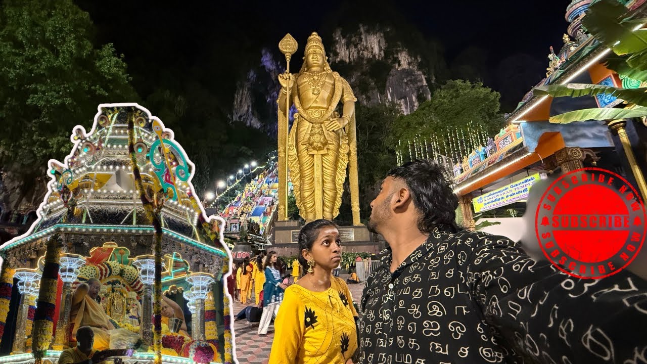 Thaipusam 2025 Chariot Walk 🙏🏼Batu Cave ⛰️