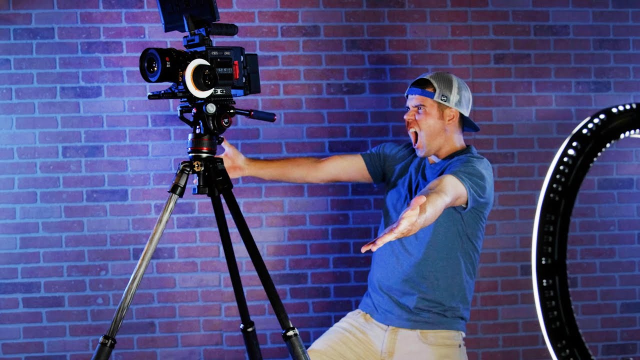 A tripod with a NITROGEN GAS PISTON fluid head!!  - Nitrotech 612