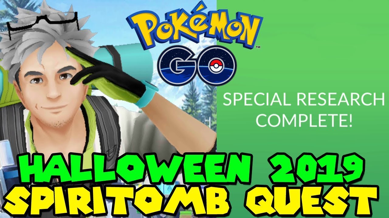 A SPOOKY MESSAGE 2019 - POKEMON GO HALLOWEEN EVENT RESEARCH QUEST WALKTHROUGH