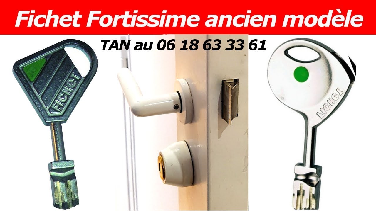 TUTO comment changer une serrure fichet fortissime ancien modele ?