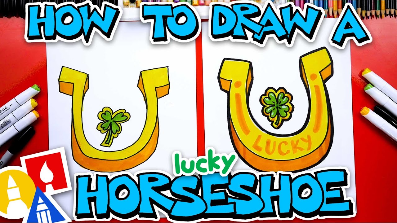 How To Draw A Lucky Horseshoe