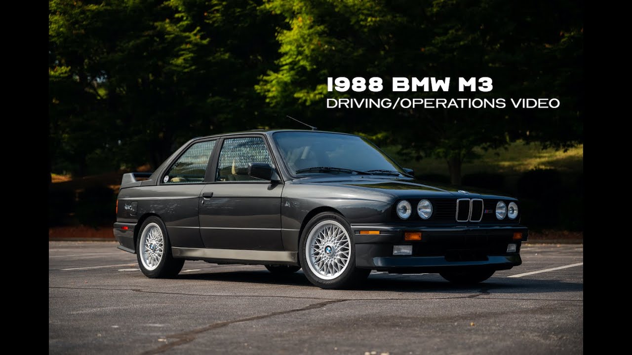 1988 BMW M3 - Operations/Driving Video