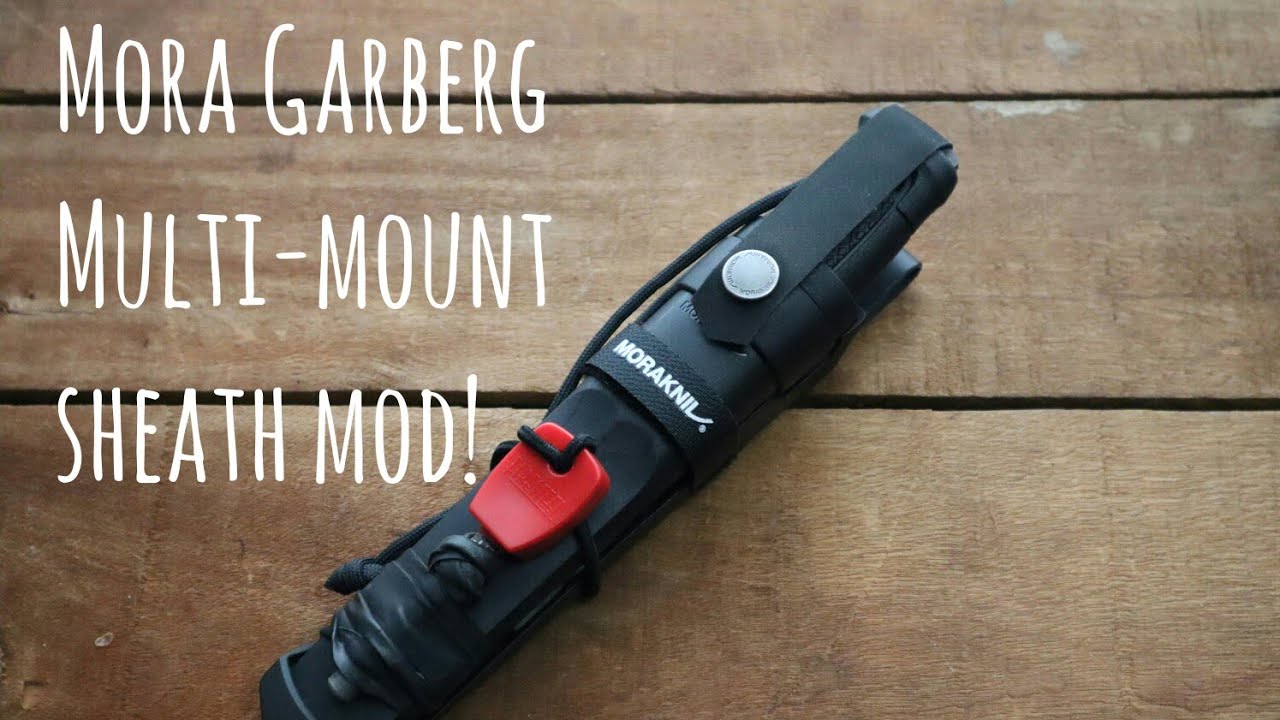 Morakniv Garberg Multi-mount sheath mod