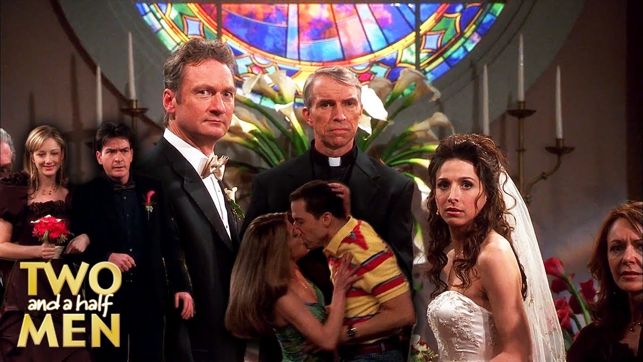 Alan and Chalie Ruin Judith's Wedding | Two and a Half Men