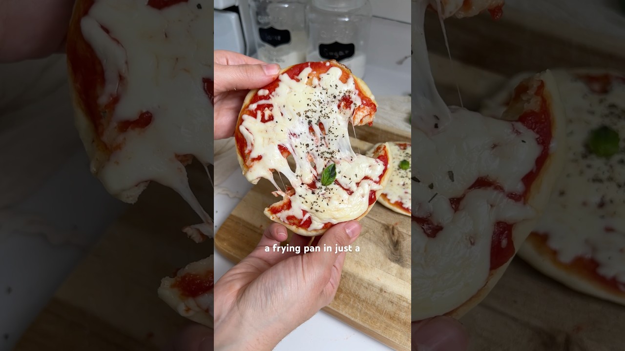 No-Rest Instant Pizzas #easyrecipes