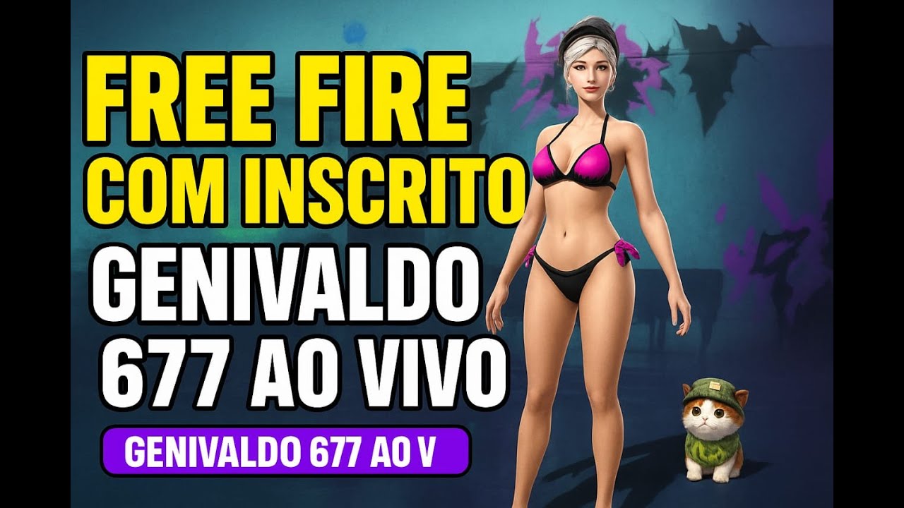 #Free Fire ao vivo jogando com amigos, vem jogar se preciso façamos rodízio mais todos joga!