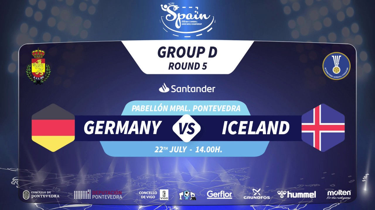 Germany vs Iceland | Group phase | 2019 IHF Men’s Junior (U21) World Championship