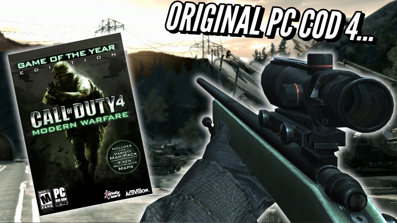 ОРИГИНАЛЬНАЯ CoD 4 Modern Warfare на ПК — ЭТО БЕЗУМИЕ!
