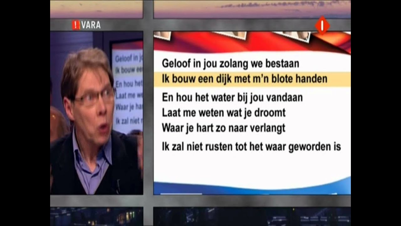 Wim Daniels bespreekt het koningslied