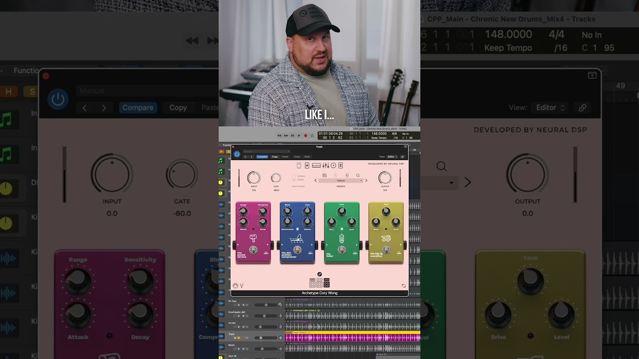 Drum Set Mixing Tip | The perfect trash mic sound ￼| Alex Kiel