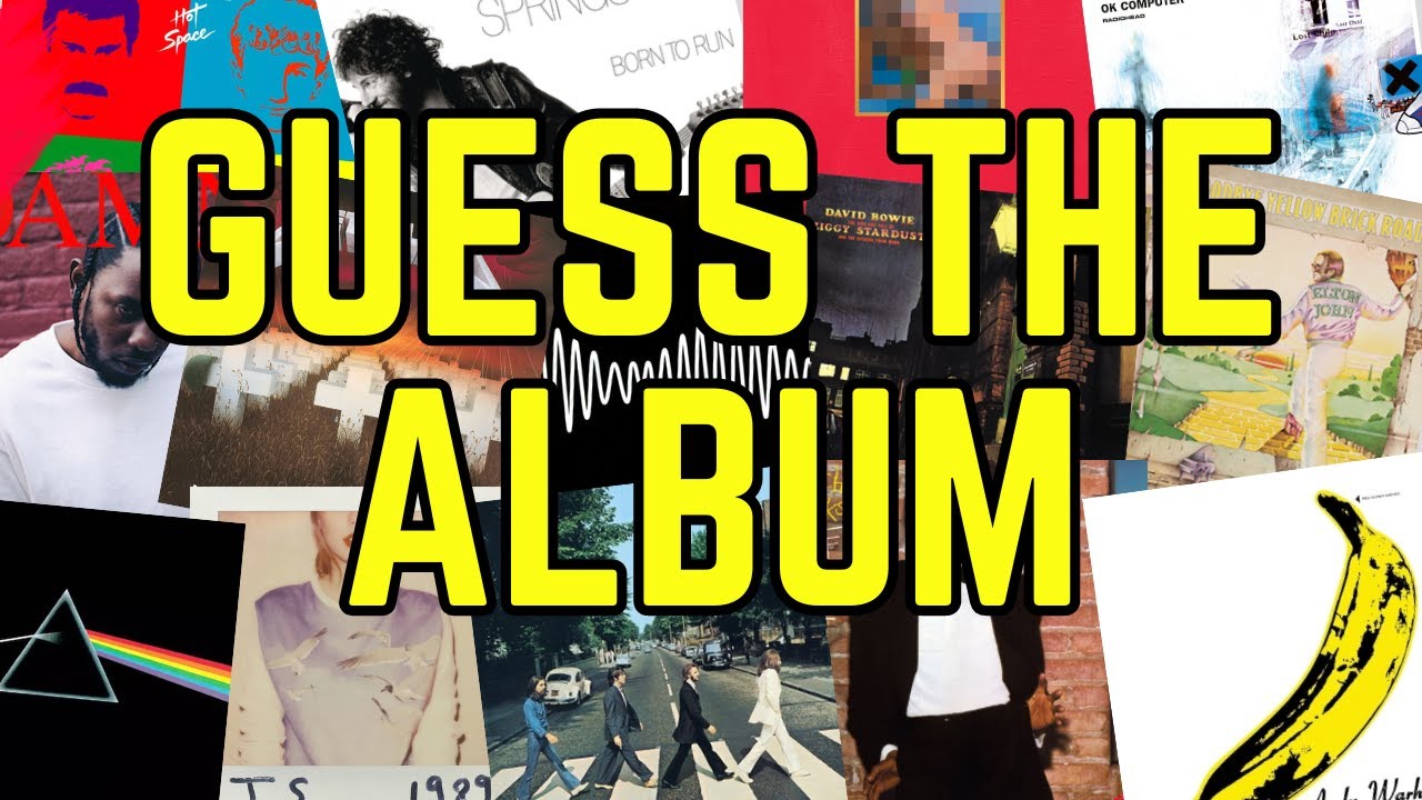 Guess 50 Famous Albums - Music Picture Quiz (60s, 70s, 80s, 90s, 00s)