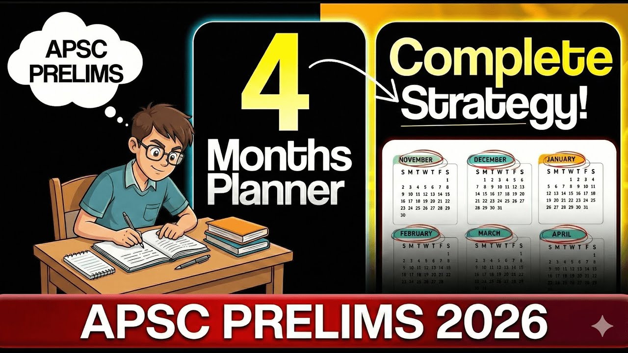 Устойчивый 4-месячный план подготовки к предварительному экзамену APSC 2026 | Ежедневное расписан...