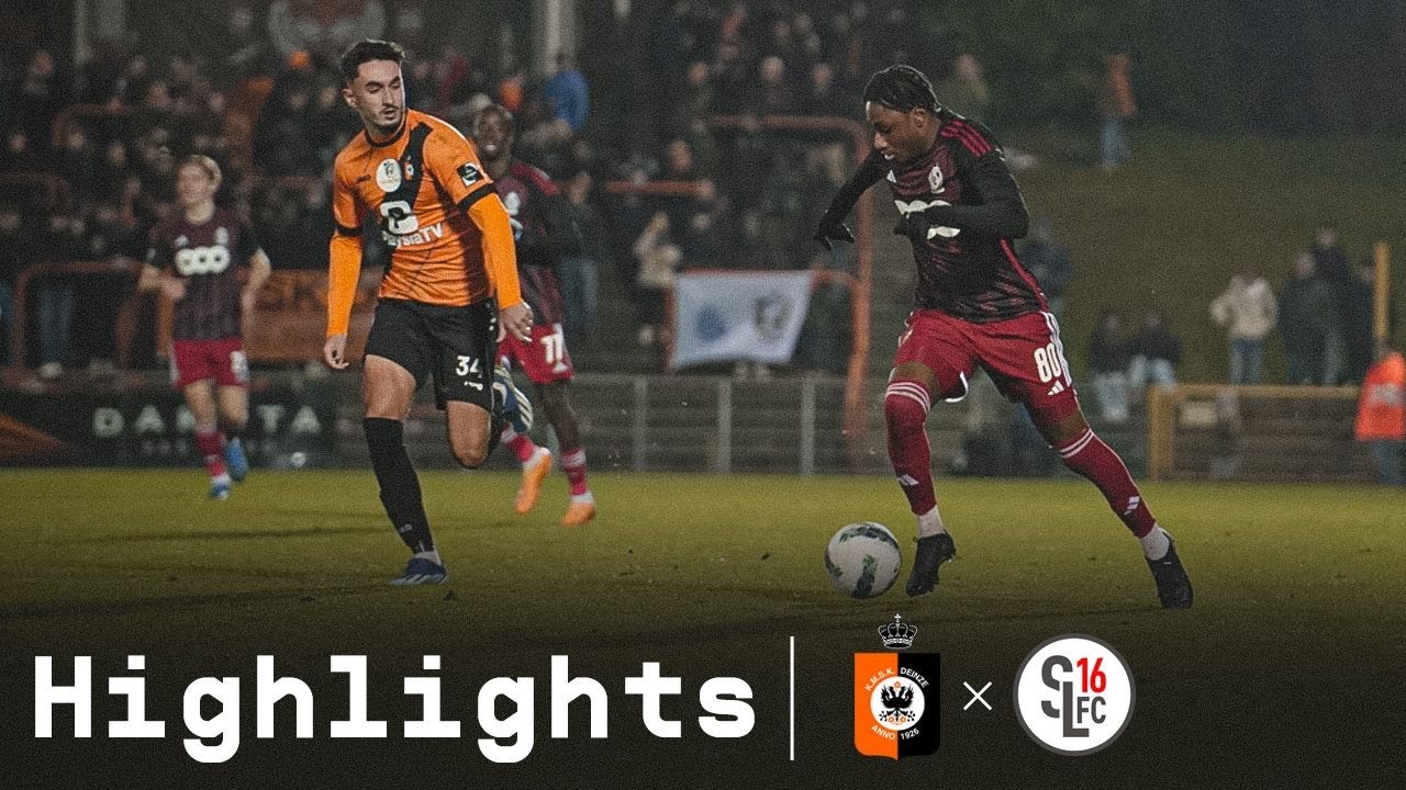 🎥 Résumé KMSK Deinze – SL16 FC (2-1) | 2023-24
