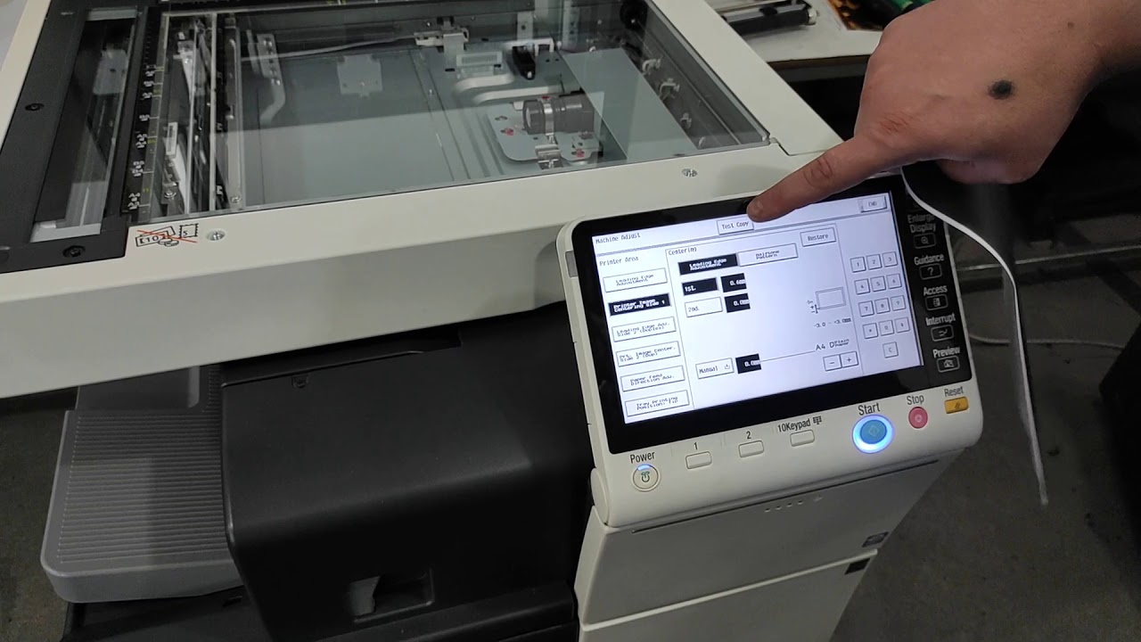Ajuste de Registro KONICA MINOLTA