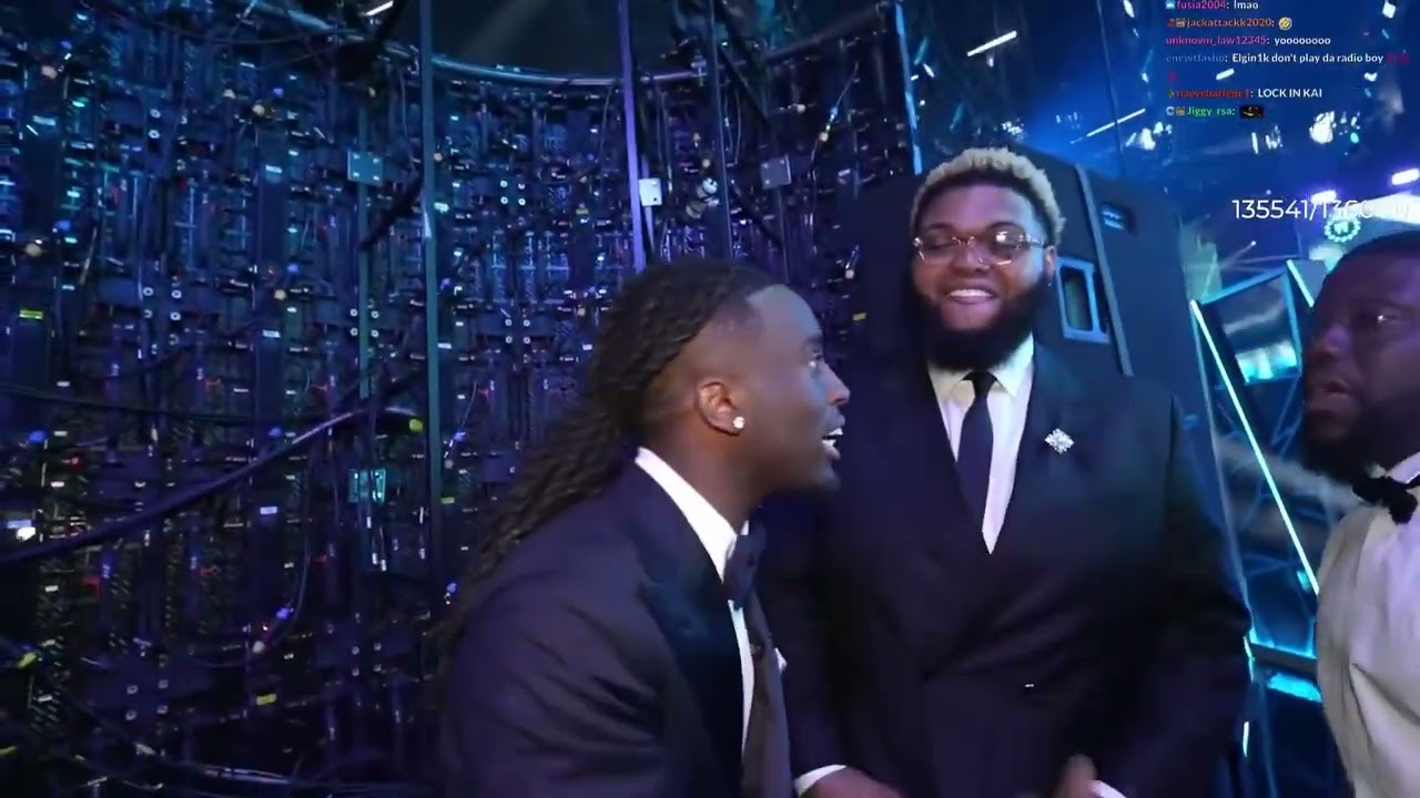 Kai Cenat Presenting At The BET Awards With Kevin Hart & Druski was definitely a W