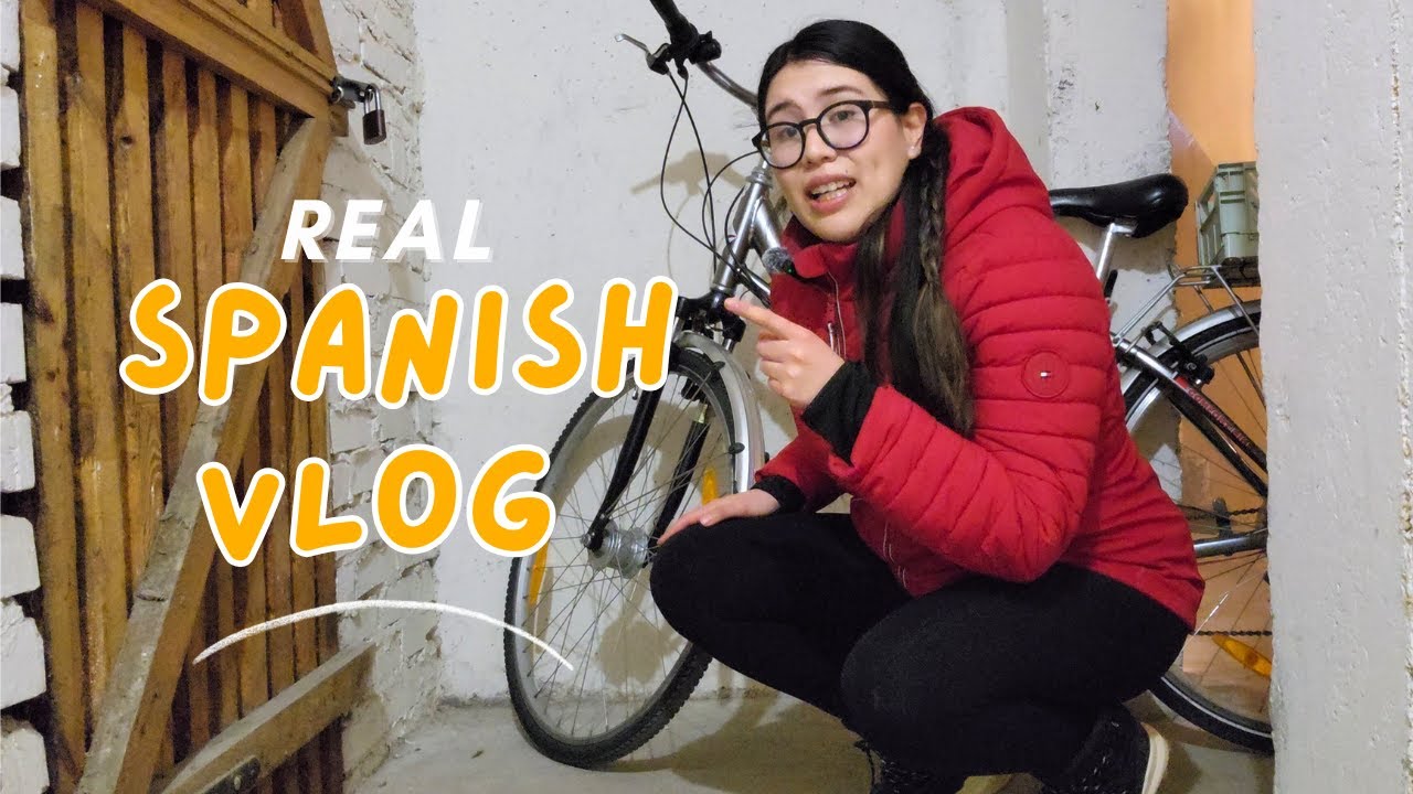 Slow Spanish Vlog | Biking to the Mall (A2-B1) 🚲