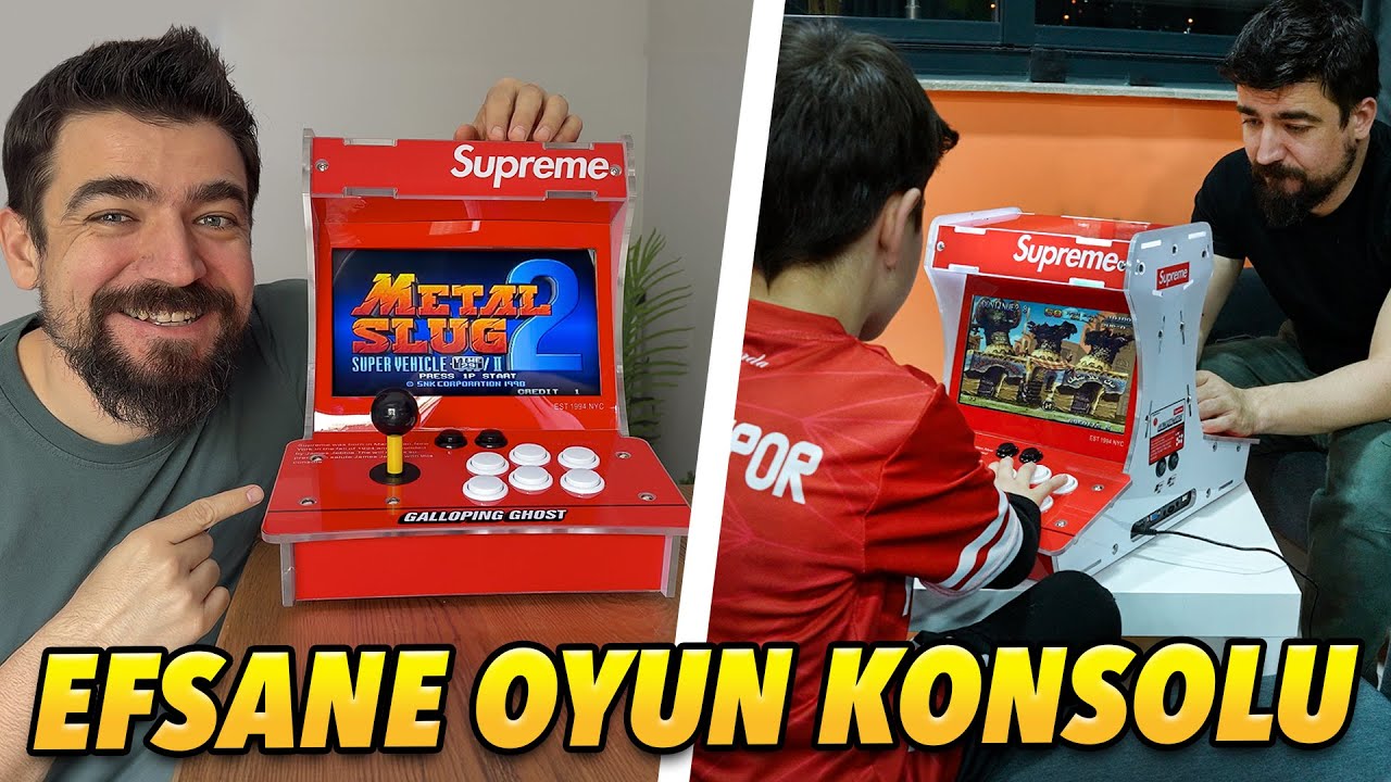 TEK CİHAZDA 2 KİŞİ OYUN KEYFİ! 35.000 OYUNLU RETRO OYUN KONSOLU!