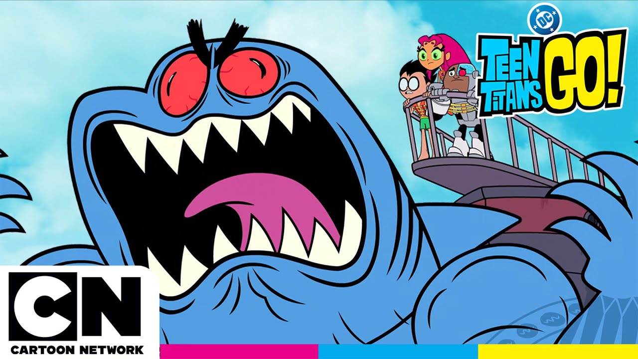 Teen Titans vs. King Shark | Teen Titans Go! | Cartoon Network UK