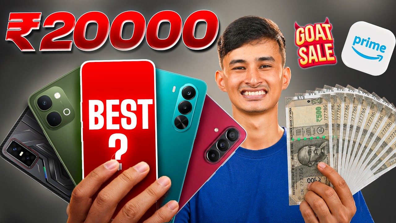 Best Phones Under ₹20,000 🔥 GOAT Sale & Prime Day 2026 Deals!