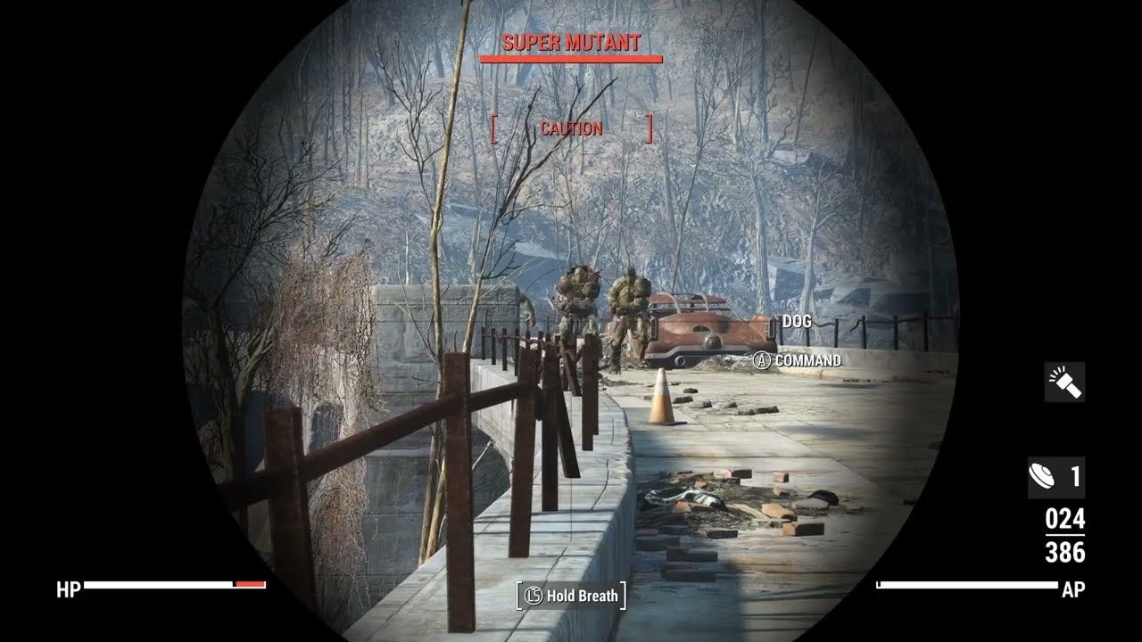 Ambushing a Super Mutant Patrol - #fallout4