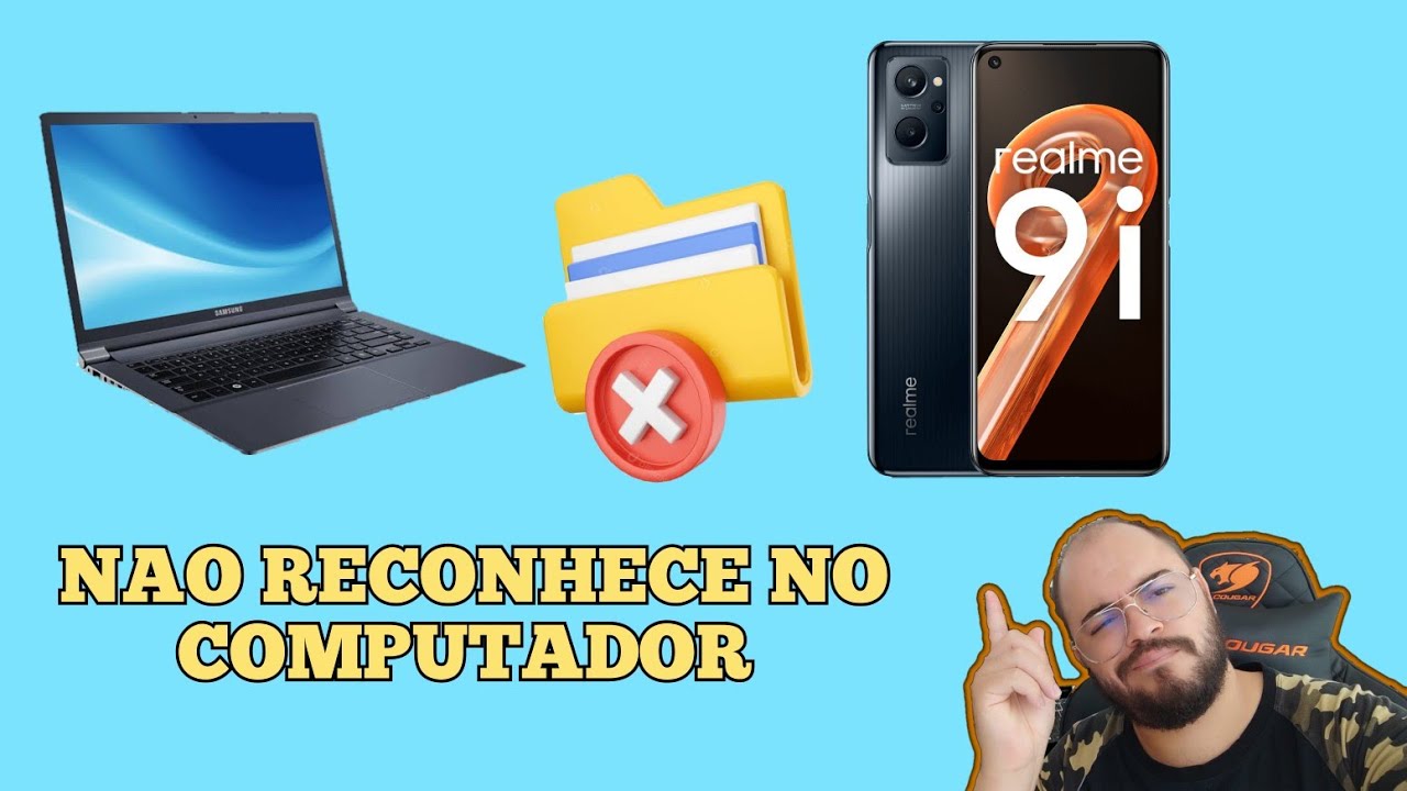 celular realme não reconhece no computador ou notebook ou otg