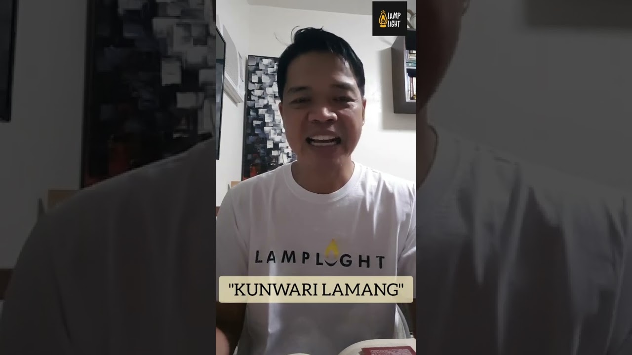 Kunwari Lamang : Pagninilay mula sa Mabuting Balita ni Marcos 7:1-13