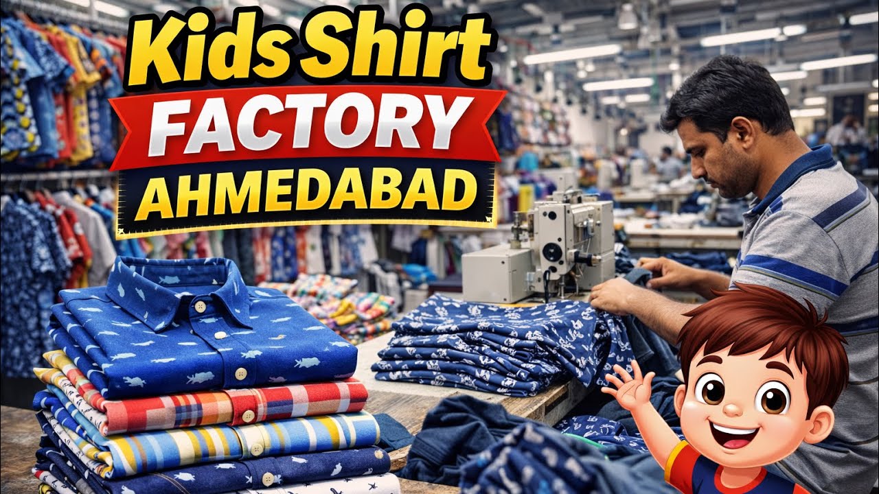 Kids Shirt Wholesale Market Ahmedabad | Latest Kids Shirts at Best Wholesale Price