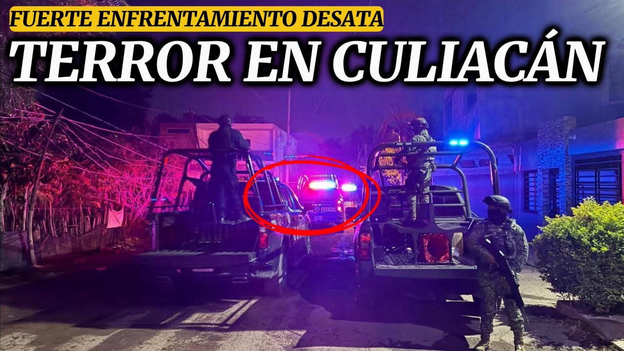 🚨 Increible tensión en CULIACÁN: policías heridos fuerte ENFRENTAMIENTO 🔥😨 #sinaloa 