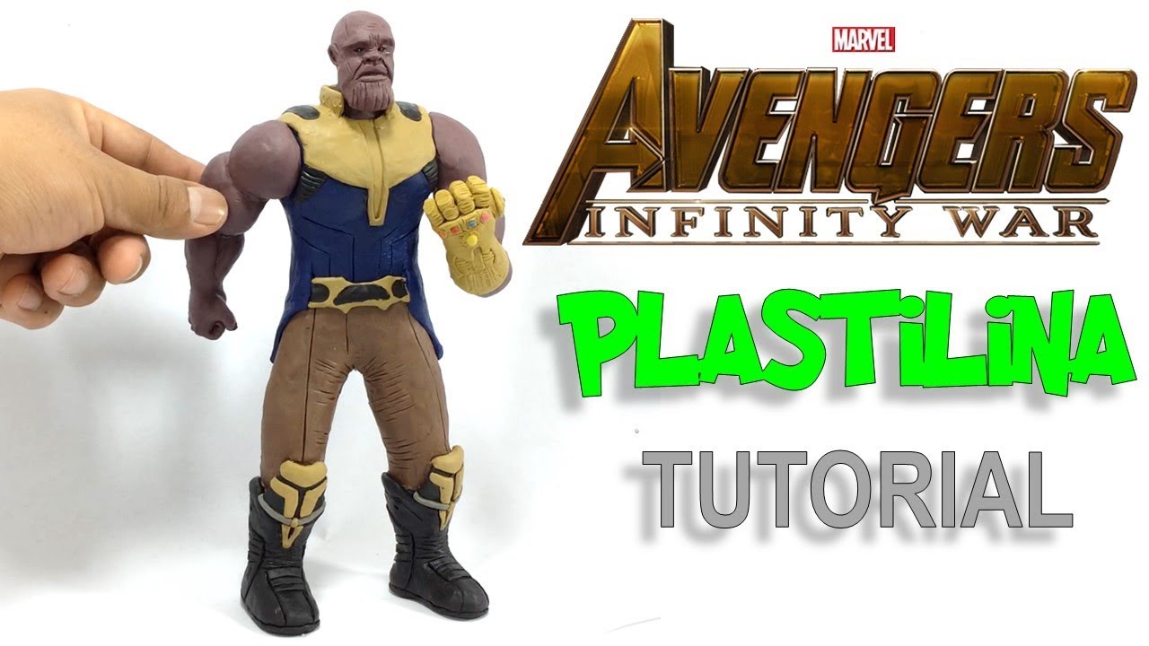✔️ COMO HACER A THANOS DE AVENGERS INFINITY WAR DE PLASTILINA PASO A PASO ✔️ MI MUNDO DE PLASTILINA