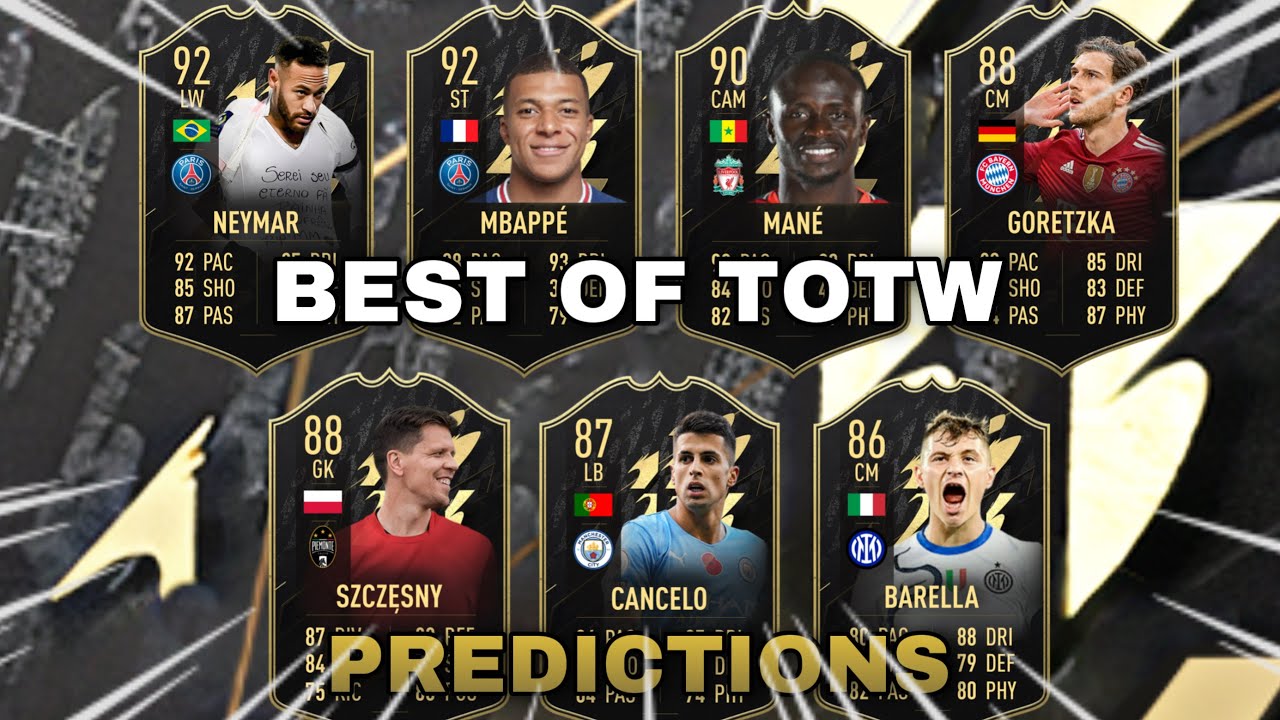 #FIFA22 BEST OF TOTW PREDICTIONS 👀