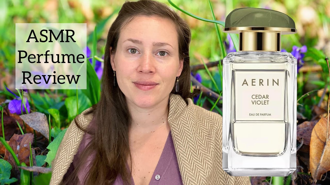 Обзор духов ASMR — AERIN Cedar Violet — Glass Tapping & Soft Spoking