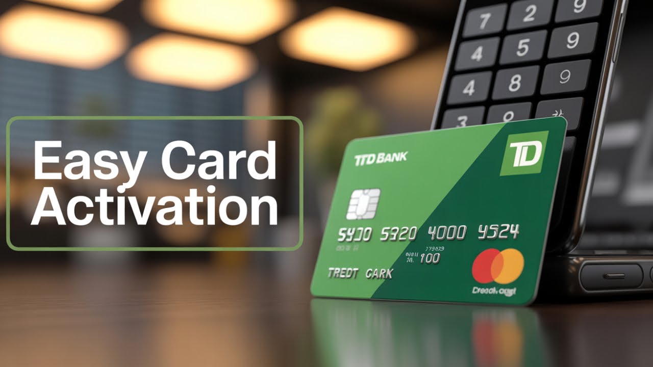How to Activate Your TD Bank Credit Card by Phone - simple way