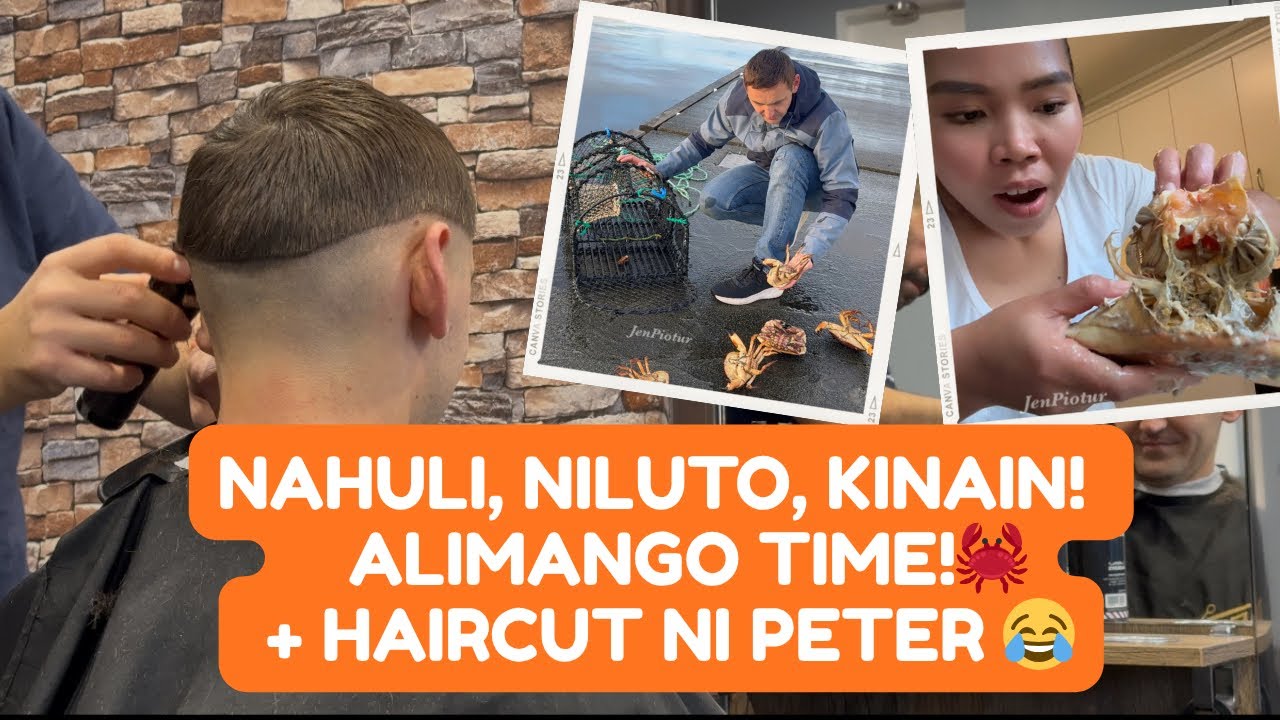 Sobrang taba ng nahuli naming alimango! | New Haircut ni Peter | Crabbing in Norway