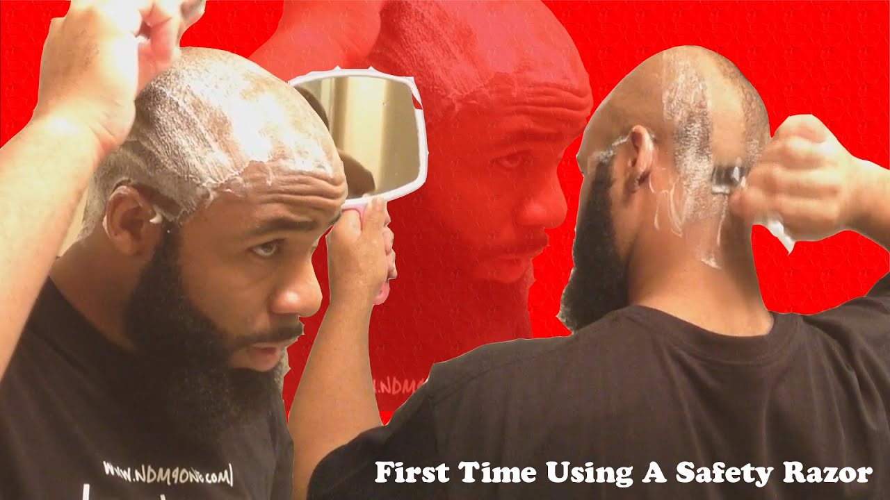 Shaving A Bald Head With A Safety Razor + High Time Bump Stopper 2