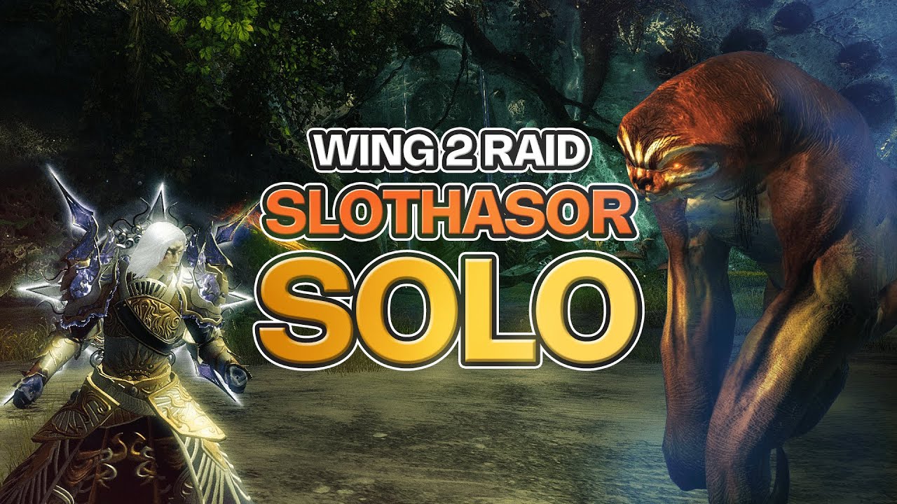 Guild Wars 2: SOLO Slothasor Wing 2 Raid Boss (No Emboldened, 51m)