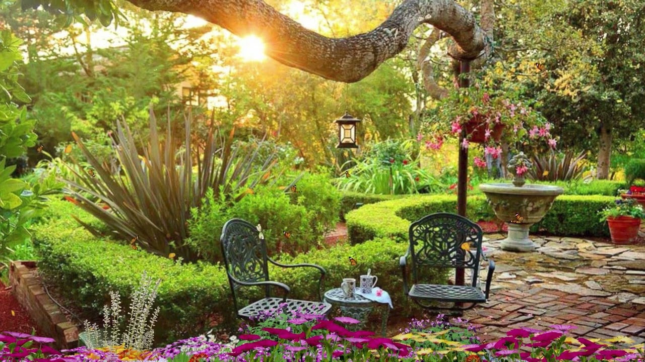 Spring Garden Ambience - Peaceful Birds Songs