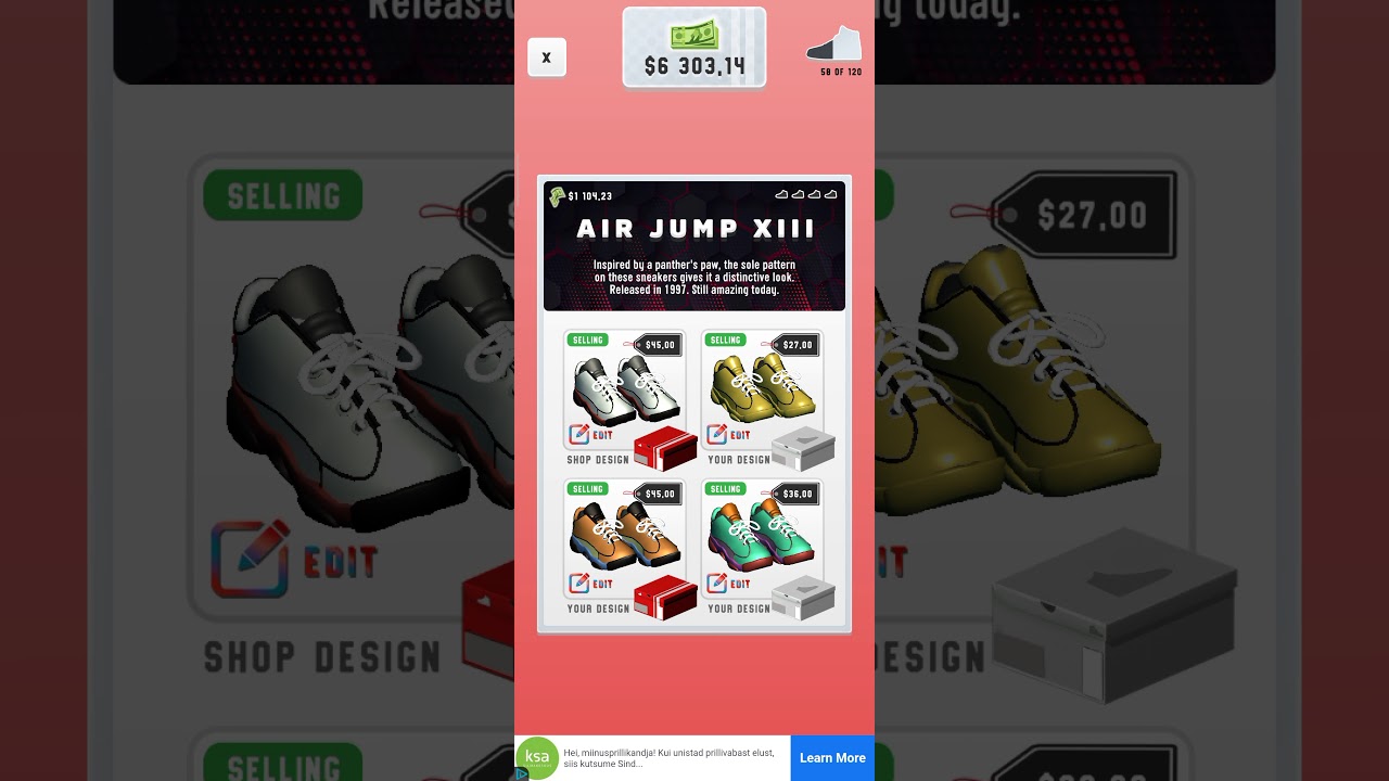 Game Sneaker Art