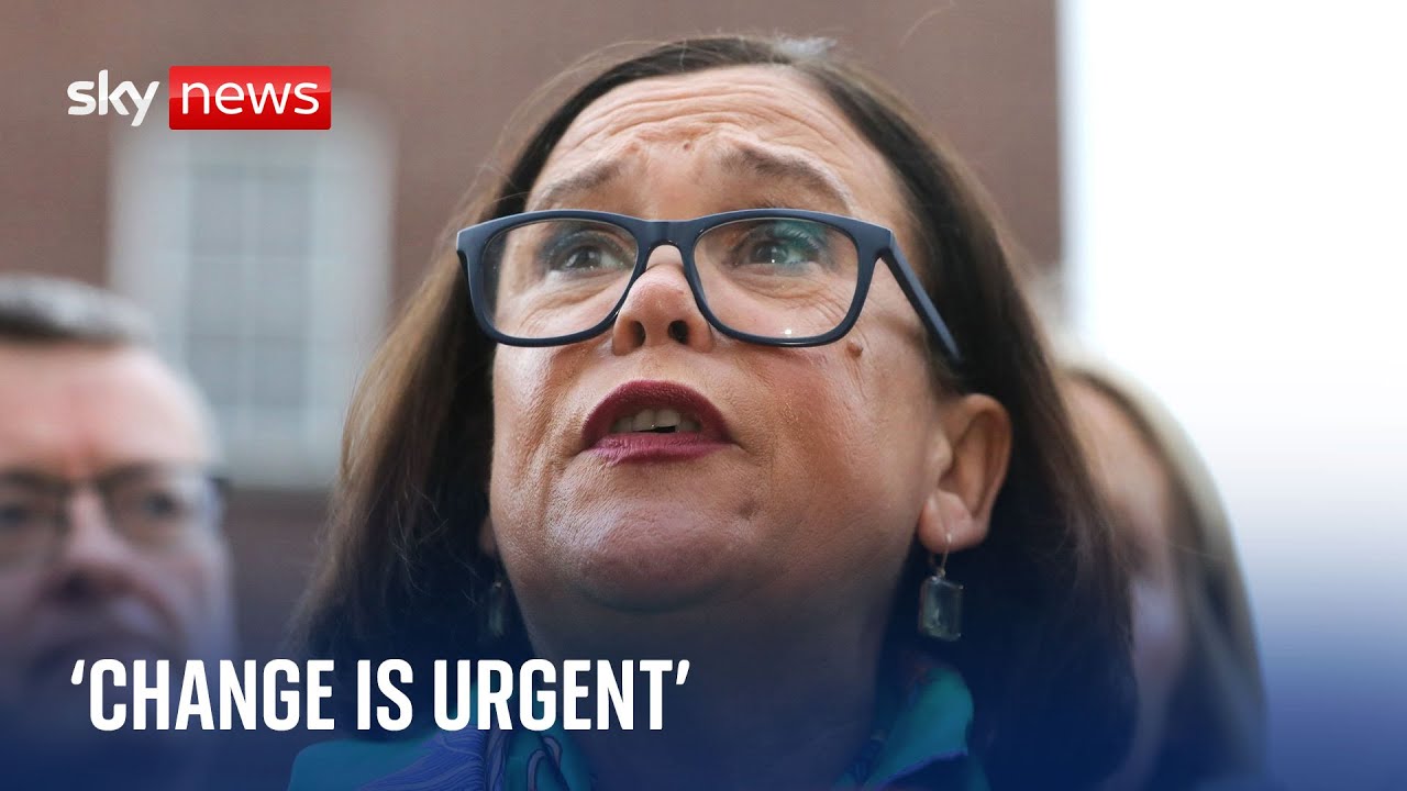 'There is a clear choice,' says Sinn Fein leader after Irish PM calls general election