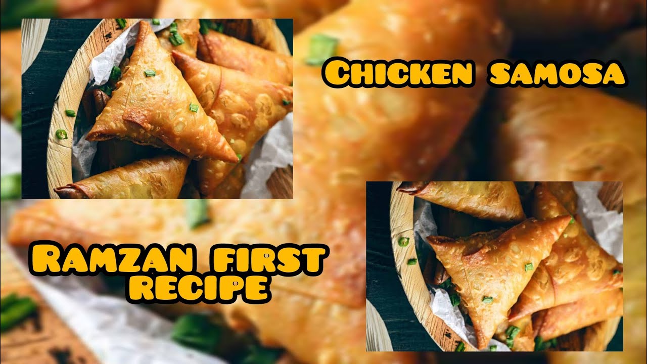 Ramdan series = 1 chicken samosa #chickenrecipe #chickenlovers 